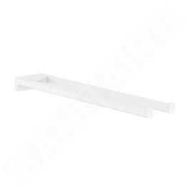 Hansgrohe AddStoris - Porte-serviettes double, longueur 450 mm, blanc mat 41770700