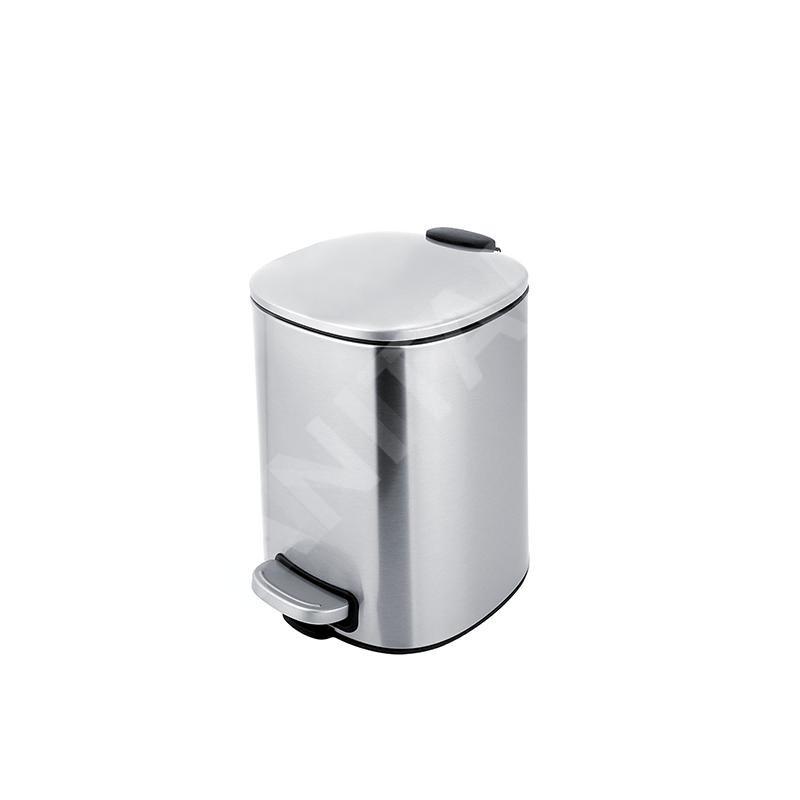 Nimco Poubelles - Poubelle, 5 l, inox mat KOS 9005-10