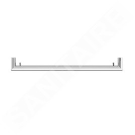 Keuco Reva - Porte-serviettes, longueur de 600 mm, chrome 12801010600