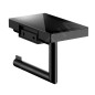Keuco Reva - Porte-papier toilette, noir mat 12873379000