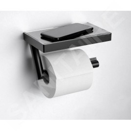Keuco Reva - Porte-papier toilette, noir mat 12873379000
