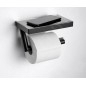 Keuco Reva - Porte-papier toilette, noir mat 12873379000