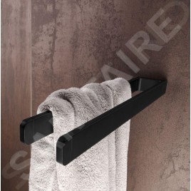 Nimco Maya - Porte-serviettes, longueur 370 mm, noir mat MAC 29098-90