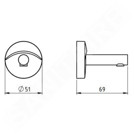 Novaservis Metalia 11 - Porte-savon aimanté, chrome 0141,0