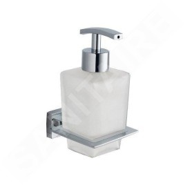 Aqualine Apollo - Distributeur de savon avec support, verre mat/chrome 1416-19