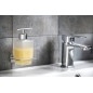 Aqualine Apollo - Distributeur de savon avec support, verre mat/chrome 1416-19