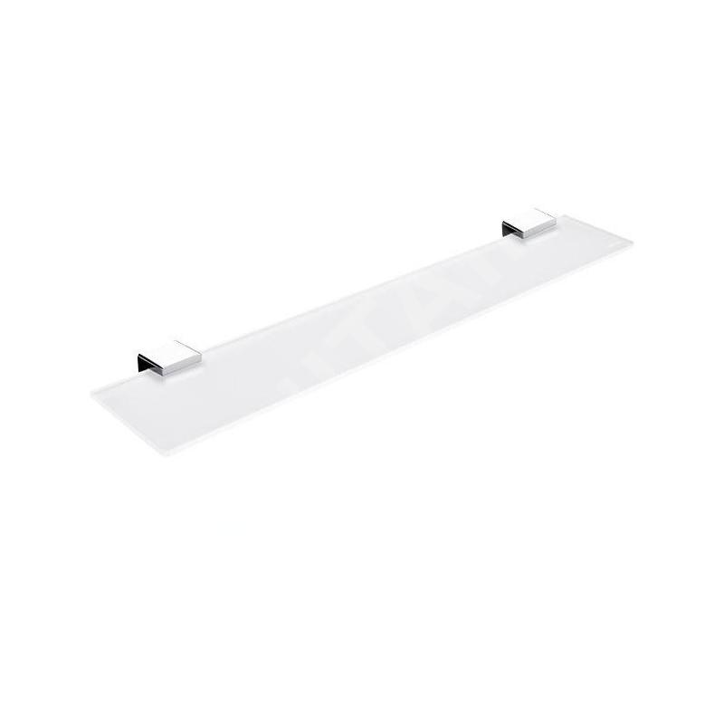 Nimco Kibo - Étagère, longueur 600 mm, verre mat / chrome Ki 14091B-60-26