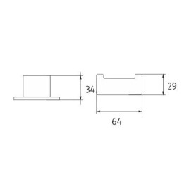 Nimco Kibo - Crochet double, noir mat Ki-14053-90