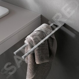 Keuco Edition 400 - Porte-serviettes double, longueur 450 mm, chrome 11518010000