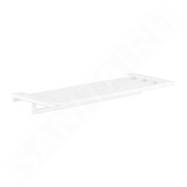 Hansgrohe AddStoris - Étagère avec porte-serviette, longueur 650 mm, blanc mat 41751700