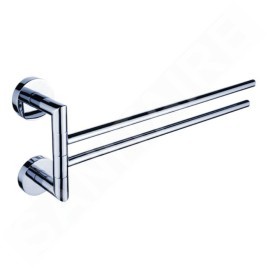 Nimco Unix - Porte-serviettes pivotant, longueur 413 mm, chrome UN 13096-26