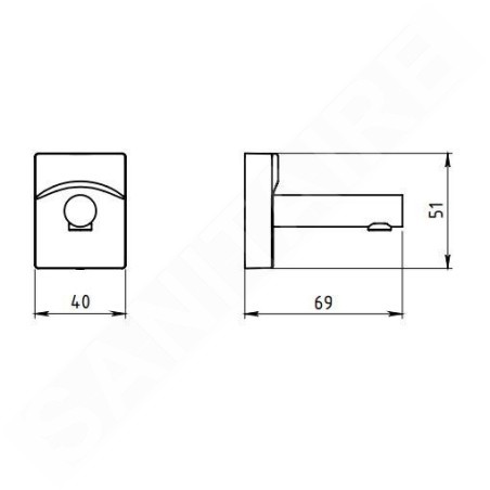 Novaservis Metalia 12 - Porte-savon aimanté, chrome 0241,0