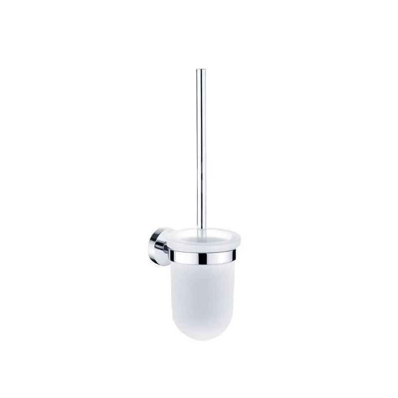 Nimco Unix - Brosse de toilette avec support mural, verre mat/chrome UN 13094WN-26