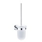 Nimco Unix - Brosse de toilette avec support mural, verre mat/chrome UN 13094WN-26