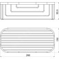 Novaservis Accessoires métalliques - Tablette 290x130 mm, chrome 6085,0 Novaservis Accessoires métalliques - Tablette 290x130 mm, chrome 6085,0