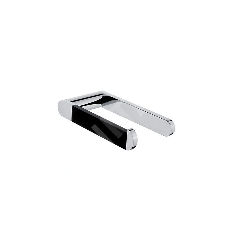 Nimco Nava - Porte papier toilette, noir mat/chrome NA 28055M