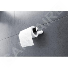 Nimco Nava - Porte papier toilette, noir mat/chrome NA 28055M