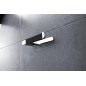 Nimco Nava - Porte papier toilette, noir mat/chrome NA 28055M