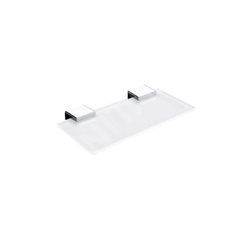 Nimco Kibo - Étagère, longueur 200 mm, verre mat / chrome Ki 14091B-20-26