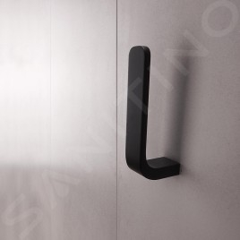 Nimco Nikau - Porte-papier toilette de réserve, noir mat NKC 30055R-90