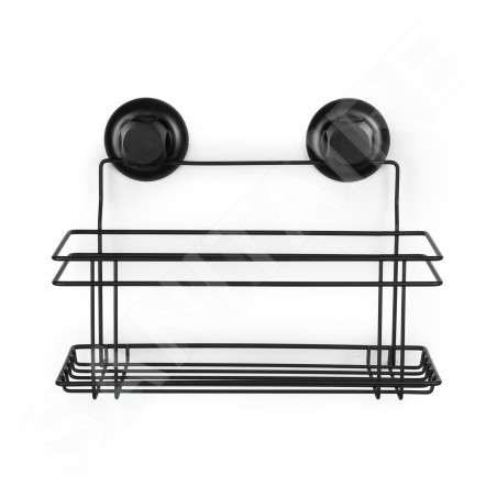 Compactor Bestlock - Étagère d'angle en fil de fer, 300x150x205 mm, noir RAN9788