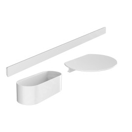 Hansgrohe WallStoris - Accessoires de salle de bain, blanc mat 27966700