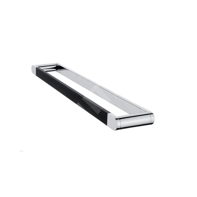 Nimco Nava - Porte-serviettes, longueur 580 mm, noir mat/chrome NA 28061