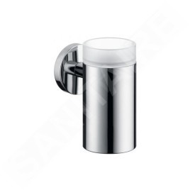 Hansgrohe Logis - Gobelet de salle de bains en verre, chrome 40518000