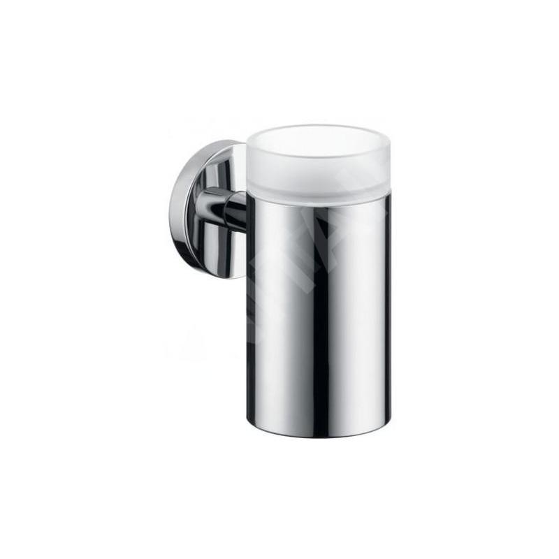 Hansgrohe Logis - Gobelet de salle de bains en verre, chrome 40518000