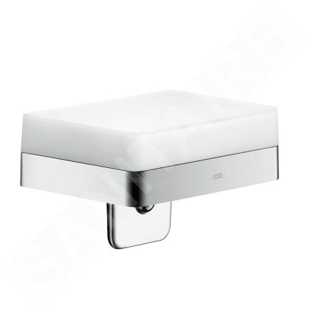Axor Universal - Distributeur de savon liquide avec support et étagère, chrome 42819000
