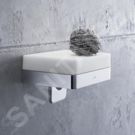 Axor Universal - Distributeur de savon liquide avec support et étagère, chrome 42819000
