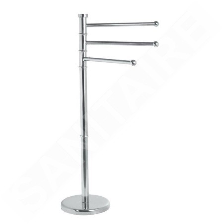Aqualine Samba - Porte-serviettes sur pied, inox SB161
