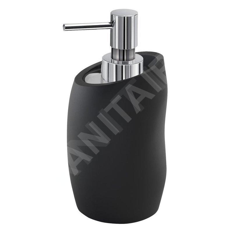 Sapho Accessoires de salle de bains Gedy - Distributeur de savon Iside, noir mat 188114