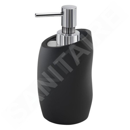 Sapho Accessoires de salle de bains Gedy - Distributeur de savon Iside, noir mat 188114