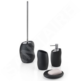 Sapho Accessoires de salle de bains Gedy - Distributeur de savon Iside, noir mat 188114