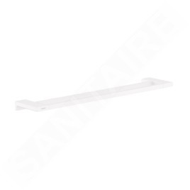 Hansgrohe AddStoris - Porte-serviettes double, longueur 650 mm, blanc mat 41743700