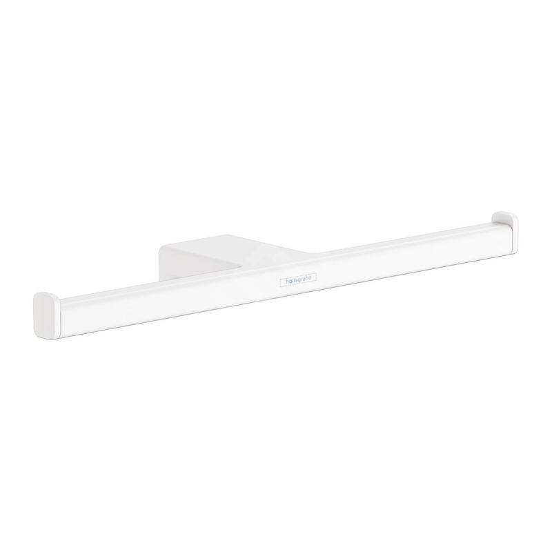 Hansgrohe AddStoris - Porte-papier toilette double, blanc mat 41748700