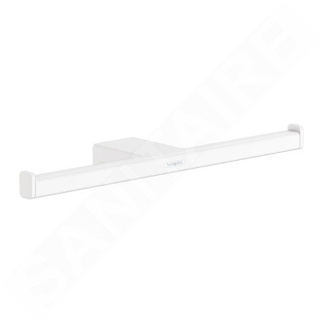 Hansgrohe AddStoris - Porte-papier toilette double, blanc mat 41748700