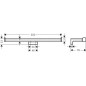 Hansgrohe AddStoris - Porte-papier toilette double, blanc mat 41748700