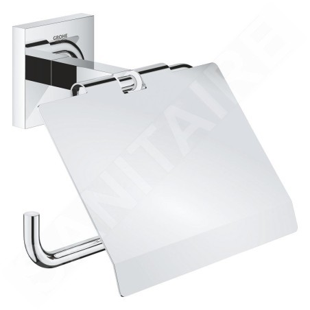 Grohe QuickFix Start Cube - Porte-papier de toilette avec couvercle, chrome 41102000