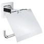 Grohe QuickFix Start Cube - Porte-papier de toilette avec couvercle, chrome 41102000 Grohe QuickFix Start Cube - Porte-papier de toilette avec couvercle, chrome 41102000