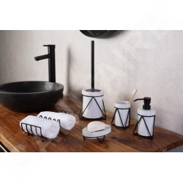 Sapho Ridder Mila - Porte-savon sur pied, blanc 2163301