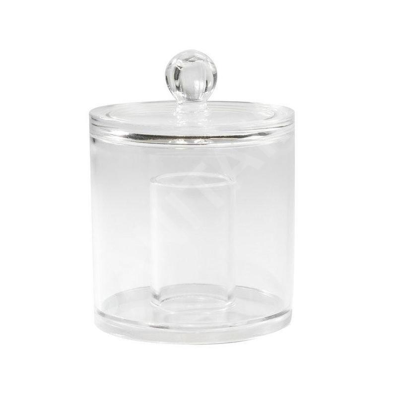 Compactor Organisateurs cosmétiques - Distributeur de tampons démaquillants et de bâtons, plastique transparent RAN5058