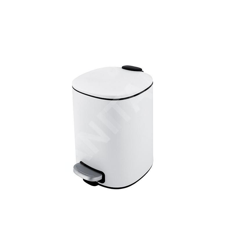 Nimco Poubelles - Poubelle, 5 l, blanc mat KOS 9005-05