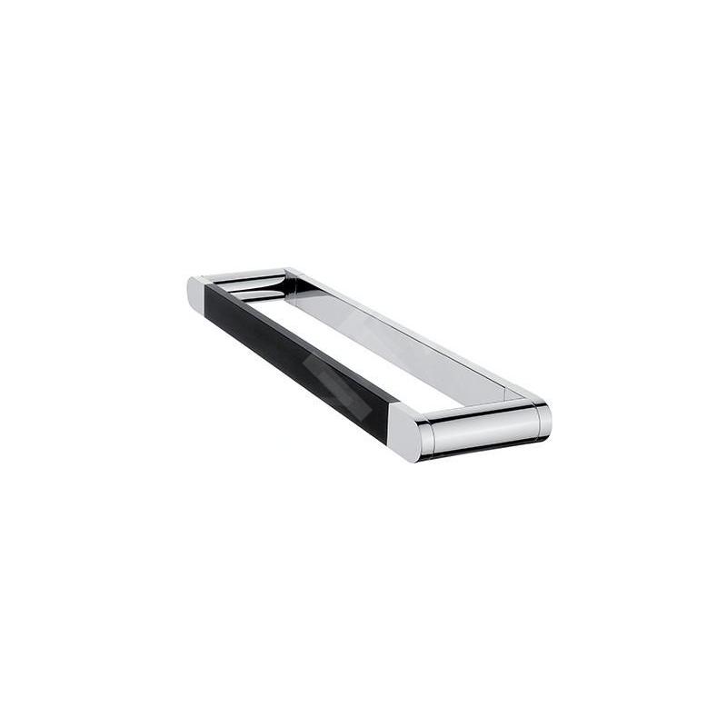 Nimco Nava - Porte-serviettes, longueur 350 mm, noir mat/chrome NA 28035