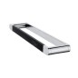 Nimco Nava - Porte-serviettes, longueur 350 mm, noir mat/chrome NA 28035