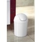 Aqualine Accessoires - Poubelle rabattable 5 l, blanc plastique 20309
