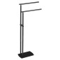 Sapho Accessoires de salle de bains Gedy - Porte-serviettes Florida à poser, noir mat 733114