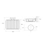 Sapho X-Round - Porte-savon corbeille, chrome XR801