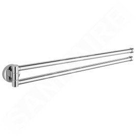 Aqualine Samba - Porte-serviettes pivotant, 450 mm, chrome SB121